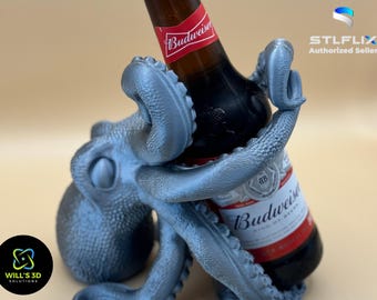 Octopus Wine/Beer Bottle Holder – Unique Marine Life Gift