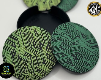 Printplaatonderzetterset 3D-geprint