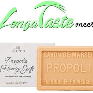 bedrop Propolis Honey Soap Natural Hand Soap from Provence - 100g (109.00 EUR/kg)