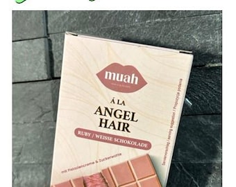 Angels Hair Chocolate, Cotton Candy and Pistachio Cream, 60g - MUAH 1 piece