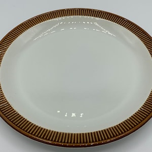 Vintage Poole Chestnut 8 1/2&quot; Salad/Dessert Plate - Retro
