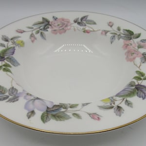 Royal Worcester June Garland 8&quot; Rimmed Soup Bowl
