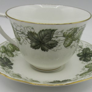 Royal Worcester The Worcester Hop - Tea Cup and Saucer