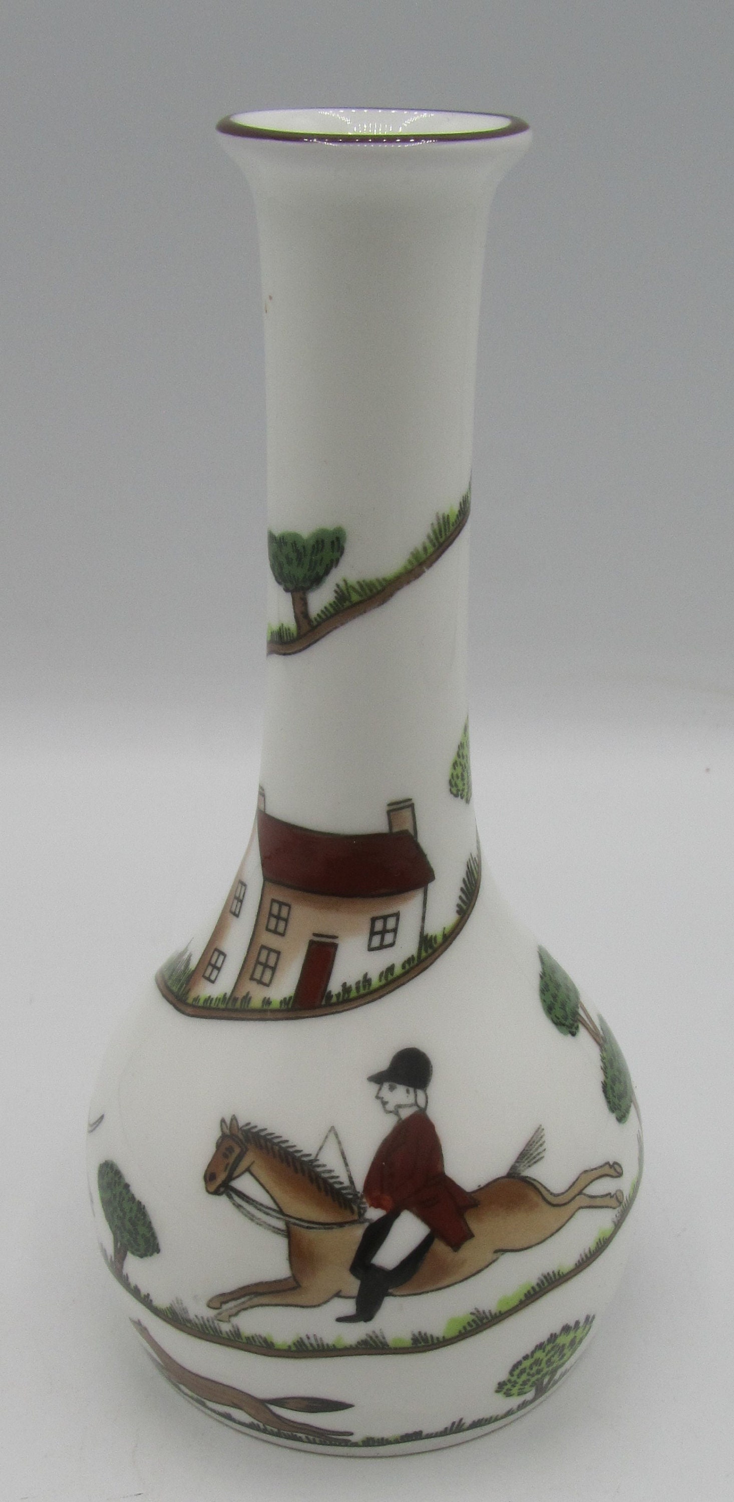 Coalport Hunting Scene 5 3/4