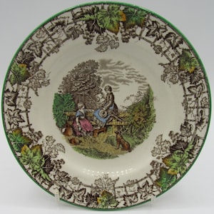 Spode Byron 6 1/2インチ ティー/サイドプレート - 素晴らしい状態。