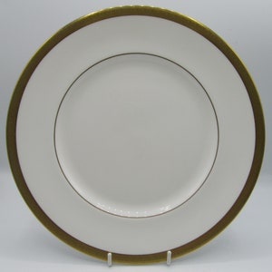 Assiette plate Royal Doulton Royal Gold 10 5/8" - Superbe