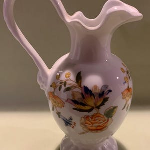 Aynsley Cottage Garded Rare Signed Jug - Vintage Floral
