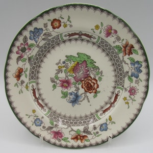 Copeland Spode - Rosa Chinesa - Prato de Chá/Acompanhamento de 6 1/4&quot;