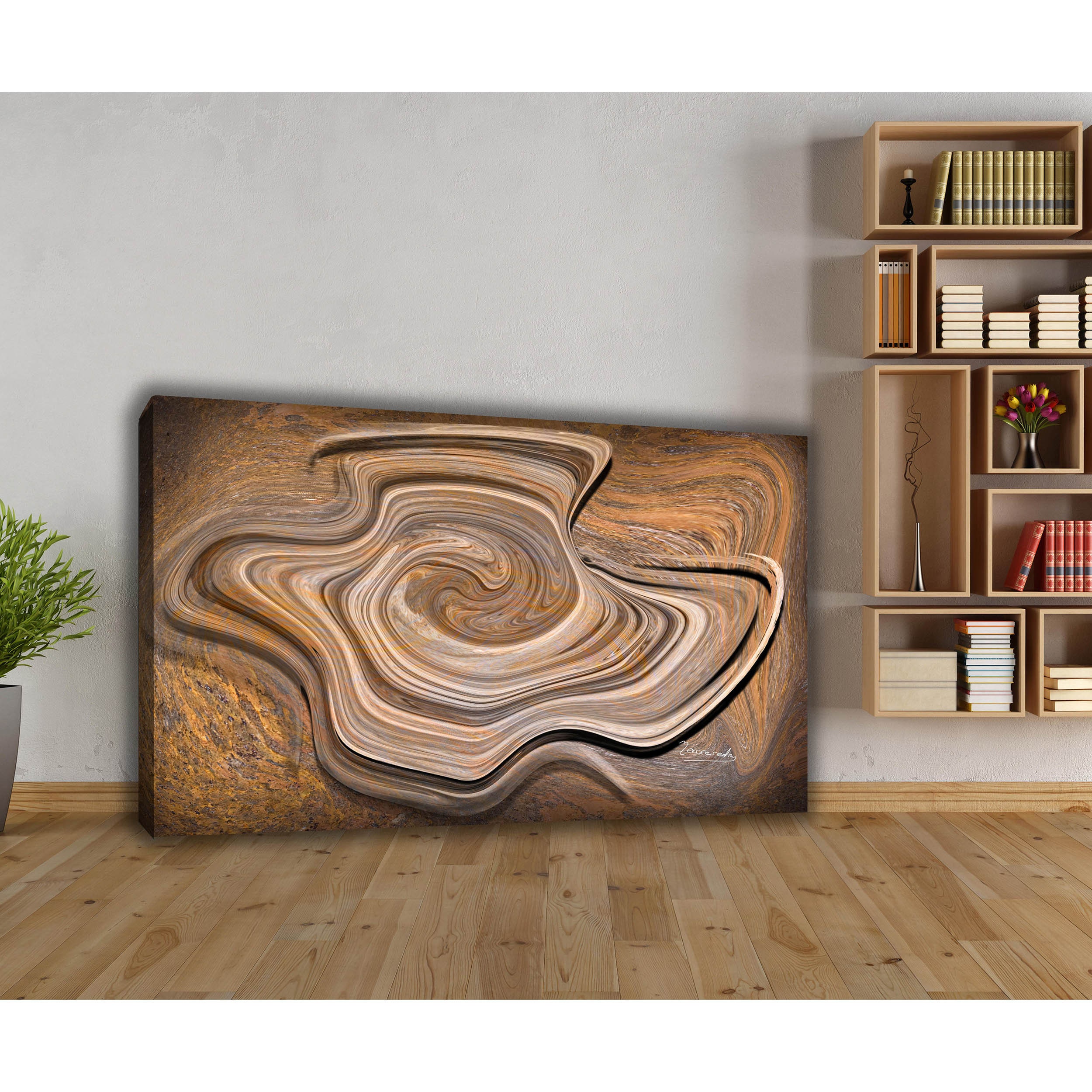 Canvas Print Large Oxidized Copper Wall Art Rusty Texture Patten