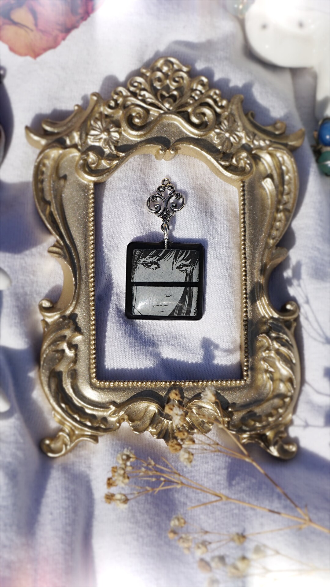 Tomei Necklace // Junji Ito Pendant - Etsy