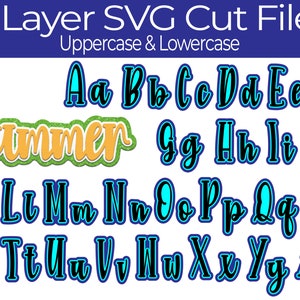 Bubble Outline Font SVG; Alphabet Clipart for Vinyl Letters; Giant Letters
