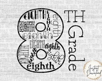 8th Grade Svg Etsy 8th Grade Svg Etsy