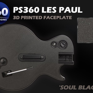 Guitar Hero PS360 Les Paul 3D Printed Faceplate V3
