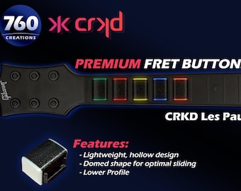 Premium Fret Buttons for CRKD Les Paul