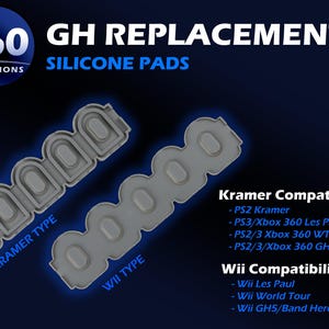 Guitar Hero Replacement Silicone Pad