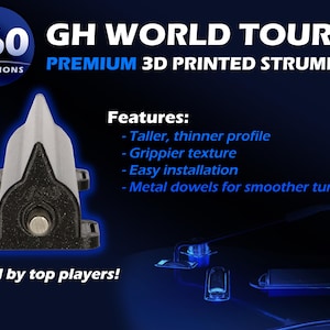 Guitar Hero World Tour Premium 3D Printed Strumbar