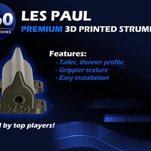 Guitar Hero Les Paul Premium 3D Printed Strumbar
