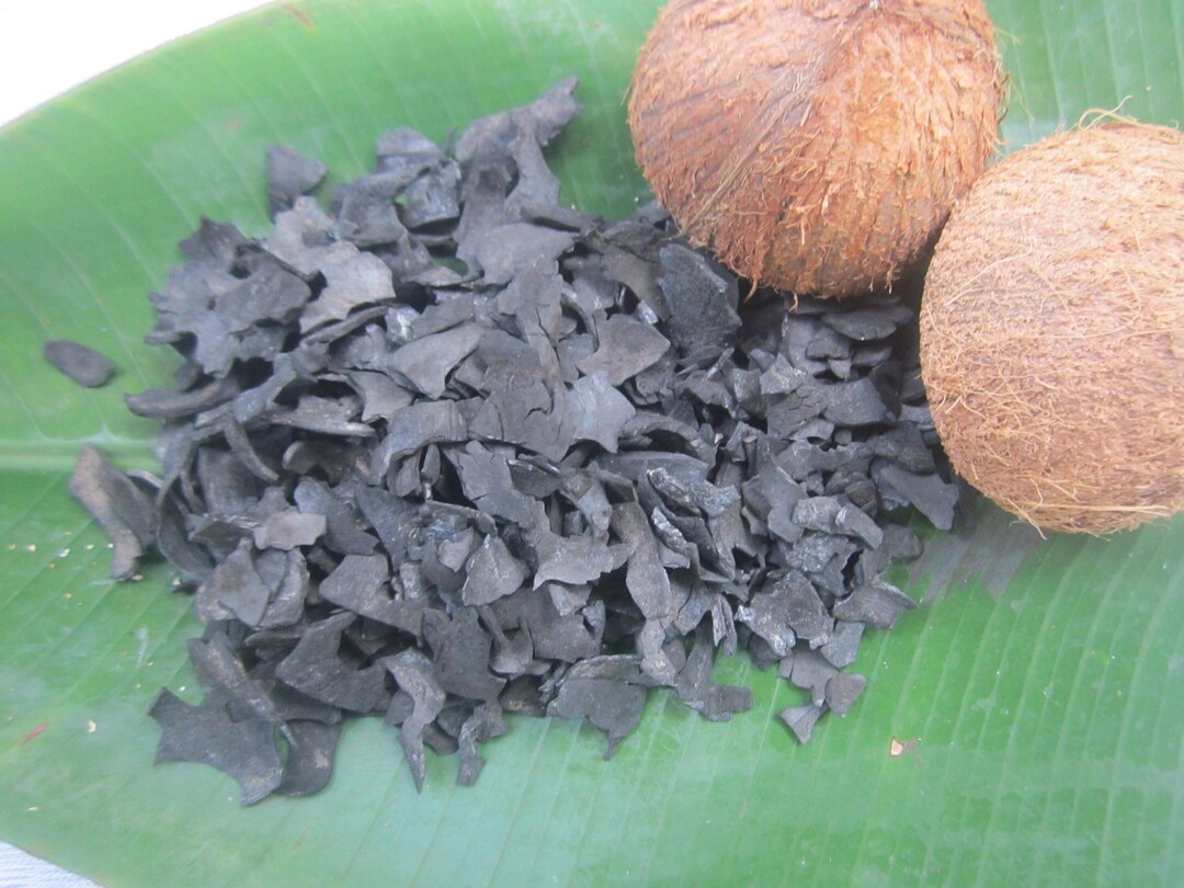 Activated Coconut Shell Charcoal Natural Active Carbon 100 Etsy