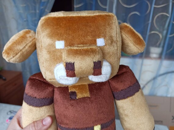 Grosse peluche Piglin du jeu Minecraft. 34cm -  France