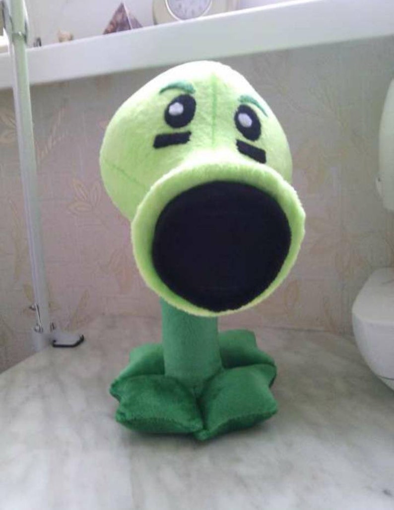 Large Plush Toy Peashooter From the Game Plants Vs. Zombies. 30cm - Etsy