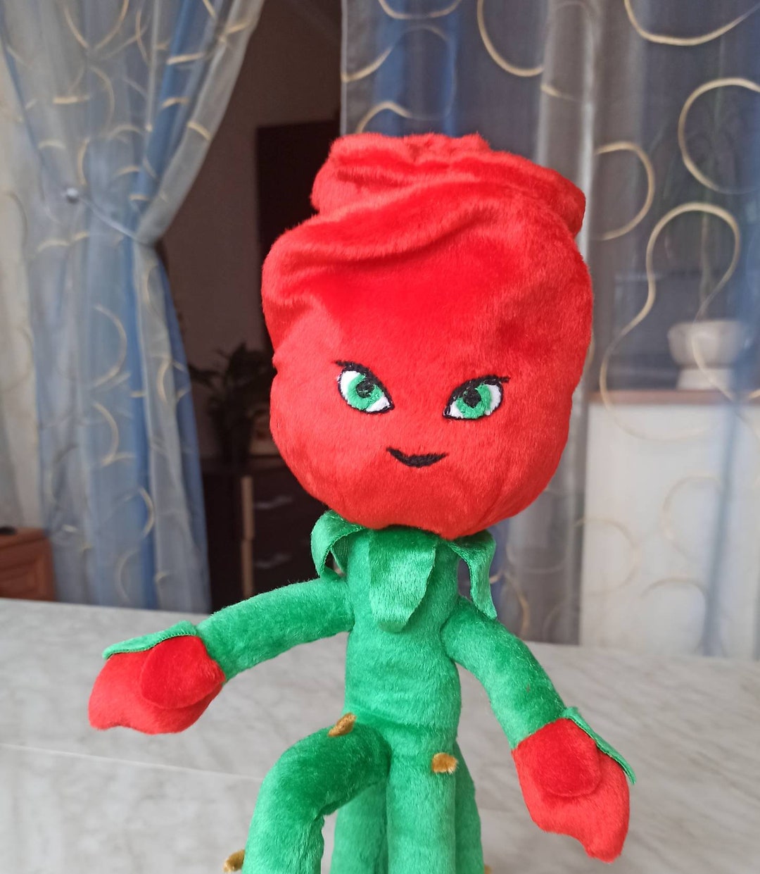 Zombie Plants Vs Zombies 7 hard plastic Mexican action toy figure
