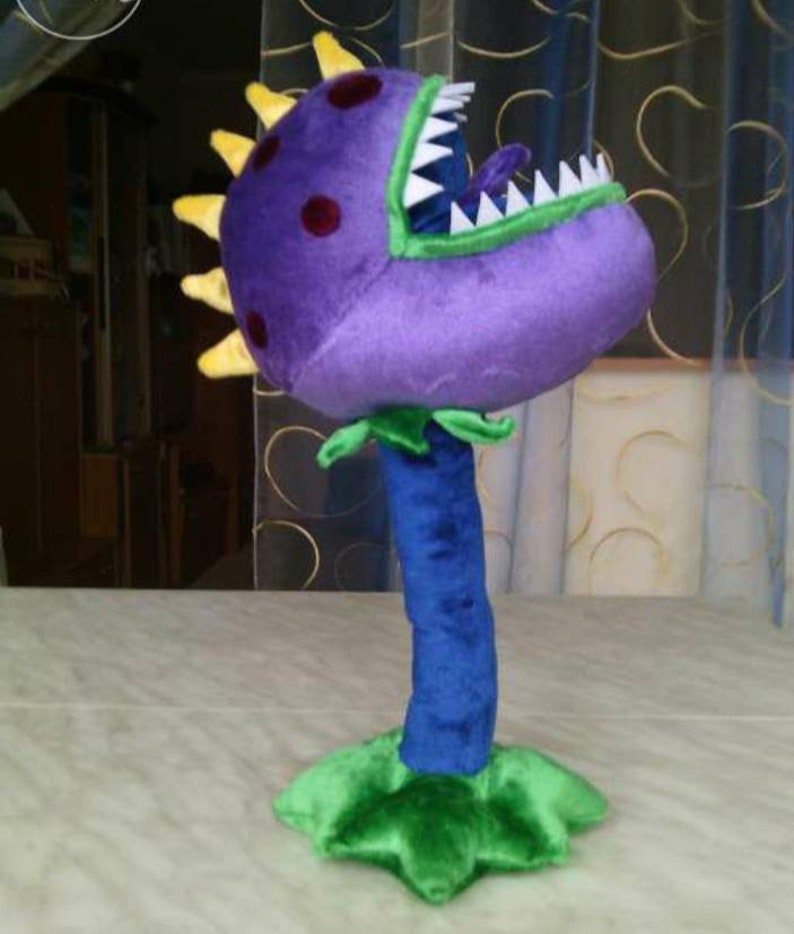 Large Plush Toy Chomper From the Game Plants Vs. Zombies 35cm - Etsy