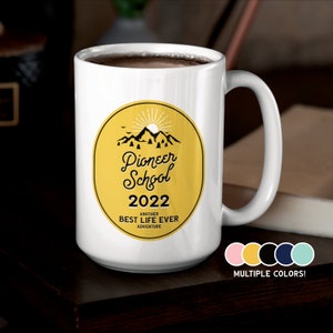 JW Pioneer School Ceramic Mug 11oz 15oz 2023 Standard Keepsake Memory Gift for Her Him Friend Custom Name Congregation Best Life Ever Cool