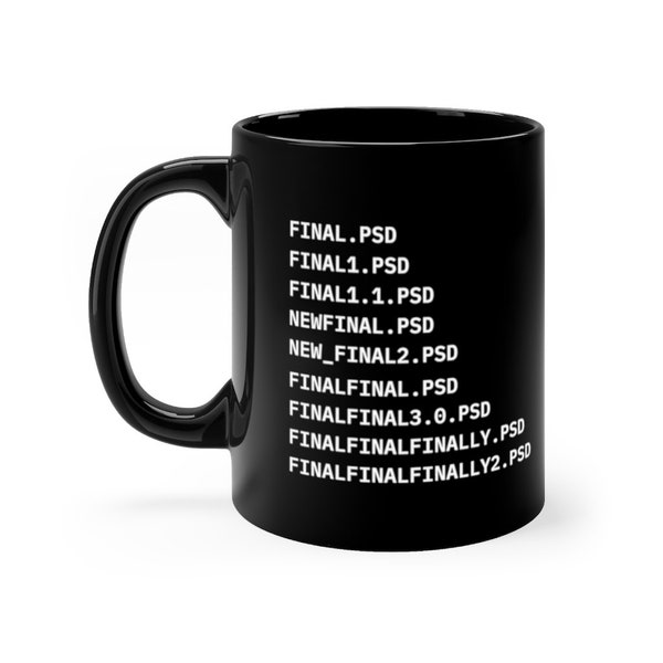 Final final mug | graphic designer gift | naming convention  webdesign | graphic designer  | PSD | photoshop | developer | website design