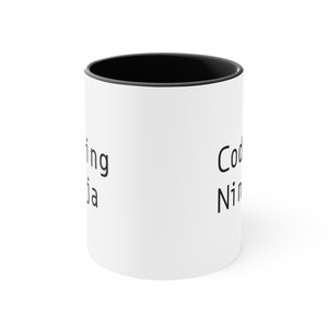 Coding Ninja Accent Coffee Mug, 11oz