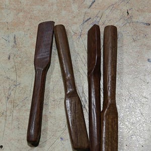 200PC Wooden Knife For Cosmetic Spatula Wooden mini Spatula Cosmetics Tools for Skine Care spatula Tiny Spatula Handmade wooden spatula