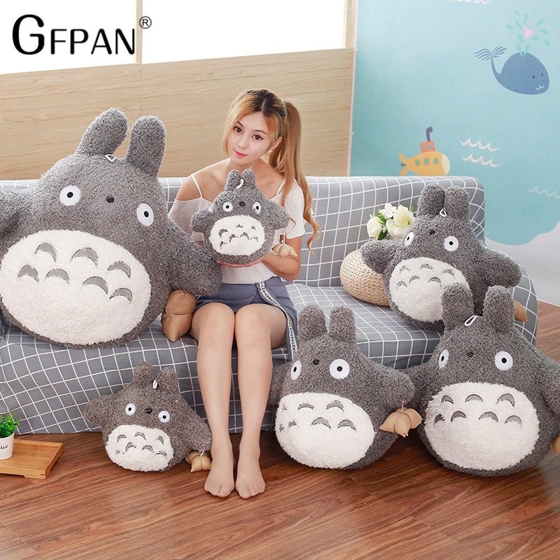 Big Size Funny Totoro Plush Toys Famous Cartoon Soft Plush Etsy