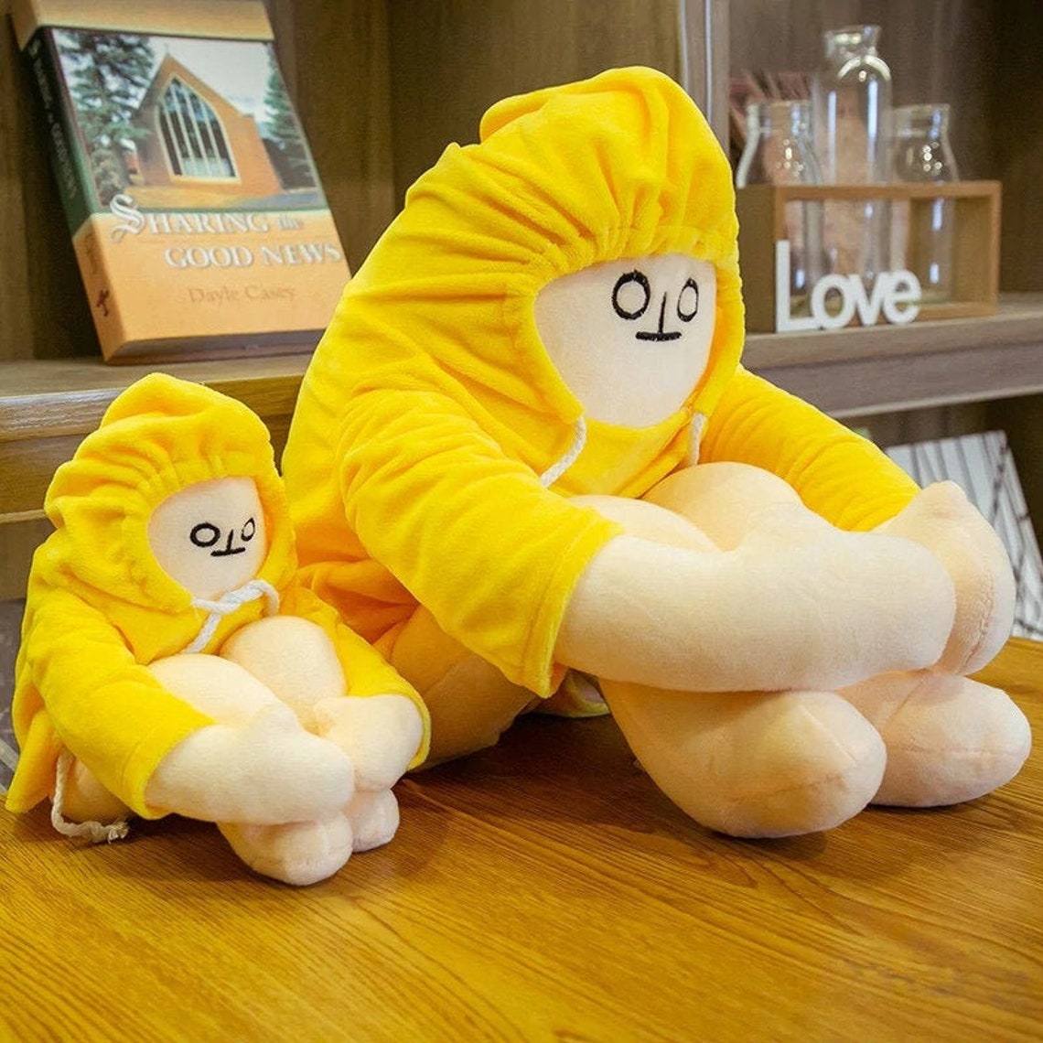 WOONGJANG Dolls Yellow Banana Man Plush Toys Korea Popular Etsy