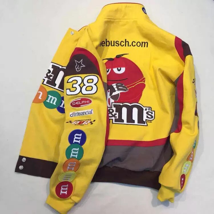 Custom Vintage Style M&M NASCAR Racing Jacket Collectable | Etsy