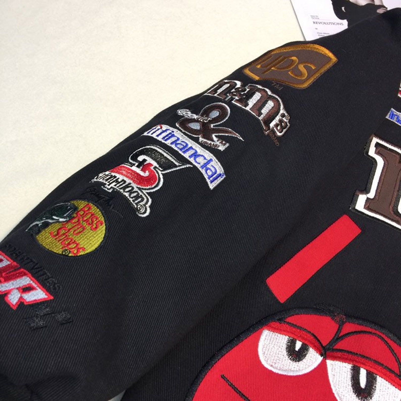 Custom Vintage Style M&M NASCAR Racing Jacket Collectable | Etsy