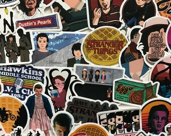 stranger things laptop stickers etsy uk
