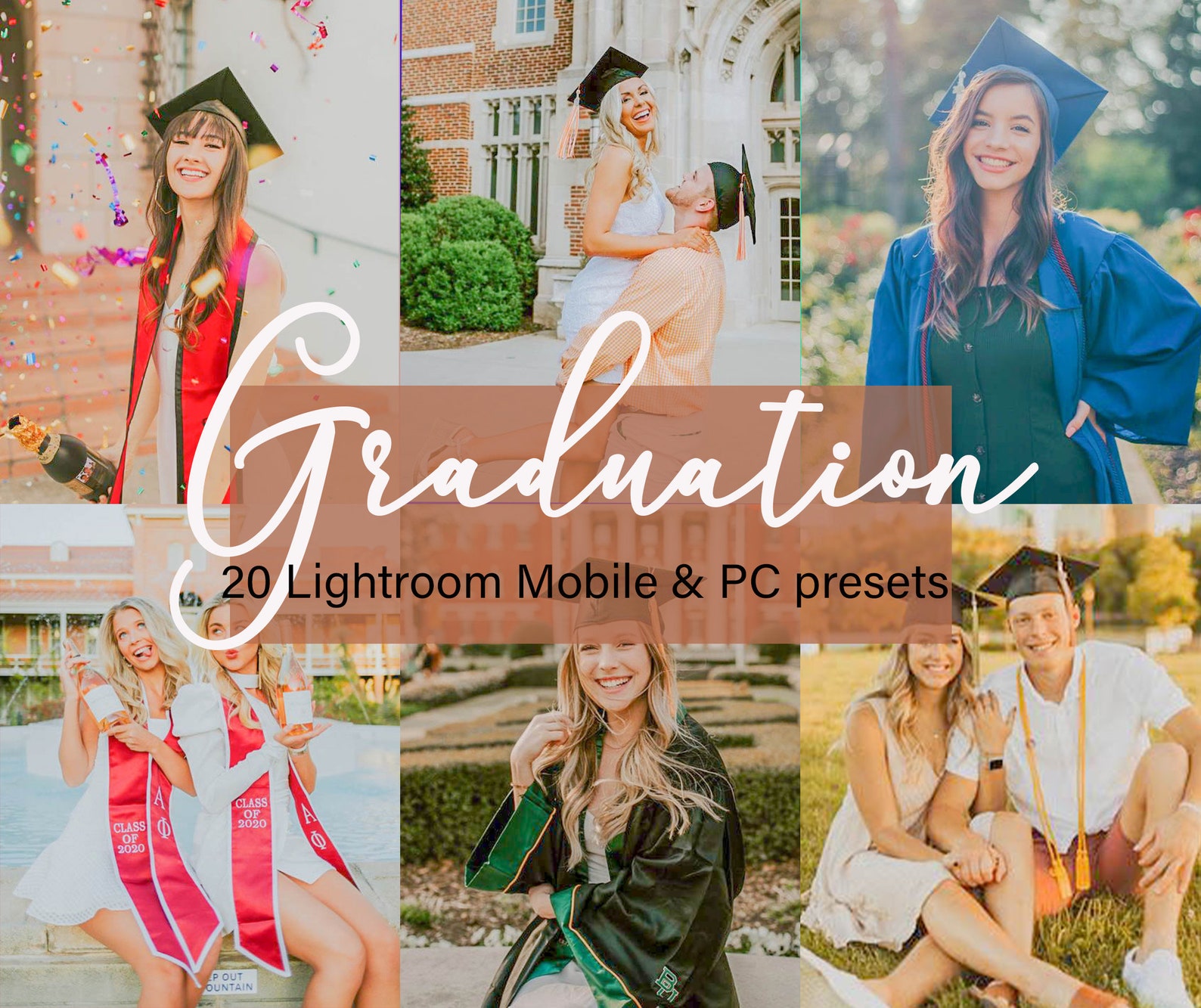 20 GRADUATION Lightroom Preset Outdoor Photo Editing Etsy