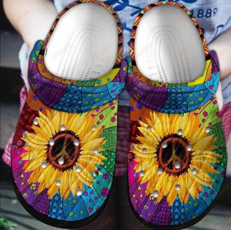 sunflower crocs amazon