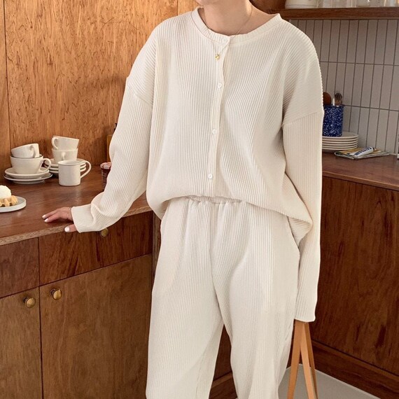 Cardigan and Jogger Suit Set Sweat Set 