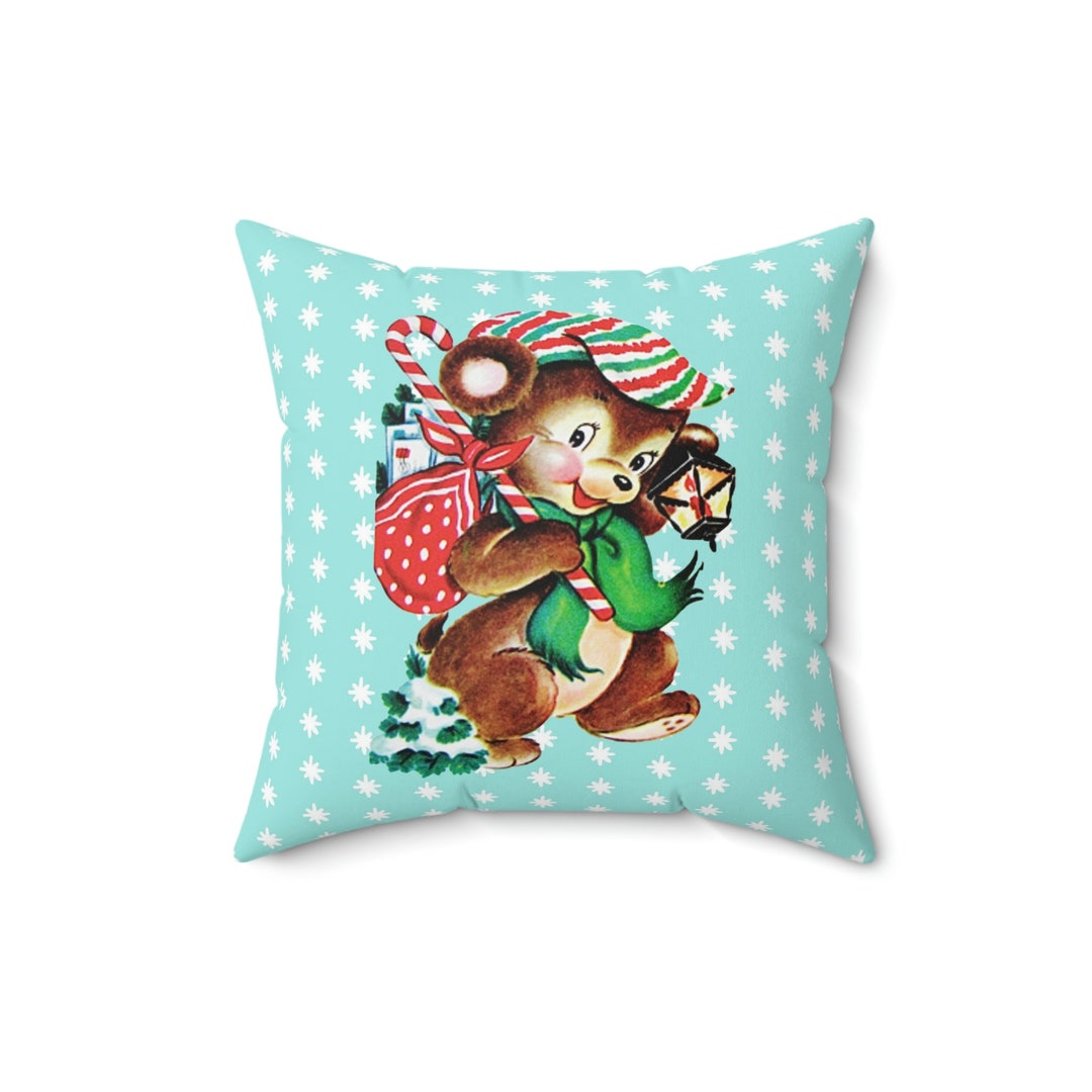 Vintage Christmas Pillow. Modern Vintage/ Midcentury Etsy