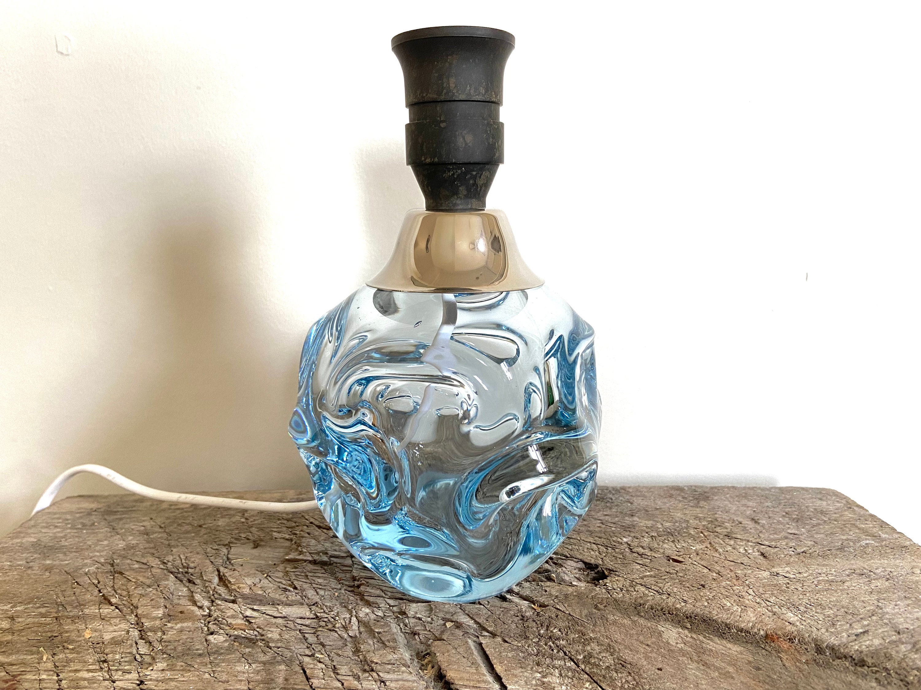 Table Lamp, Blown Glass Design BÖRNE AUGUSTSSON for Åseda Glasbruk