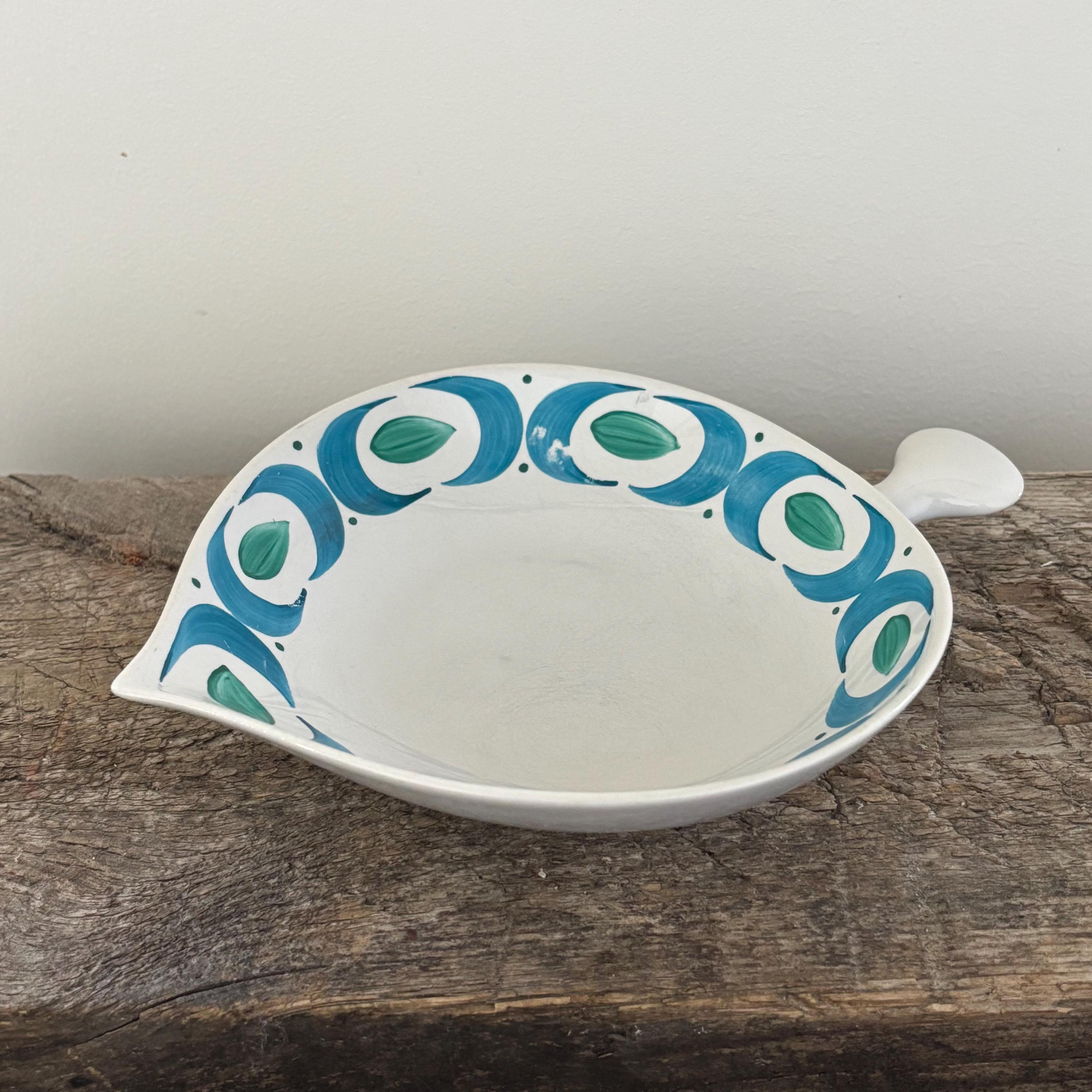 ヴィンテージ スティグ リンドベリ セラミック ボウル: Blå Råge