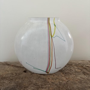 Vase Rainbow 78224 by Bertil Vallien for Kosta Boda 1980s | Signed