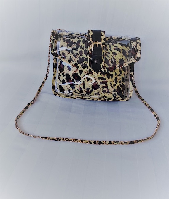 Transparent wax handbag