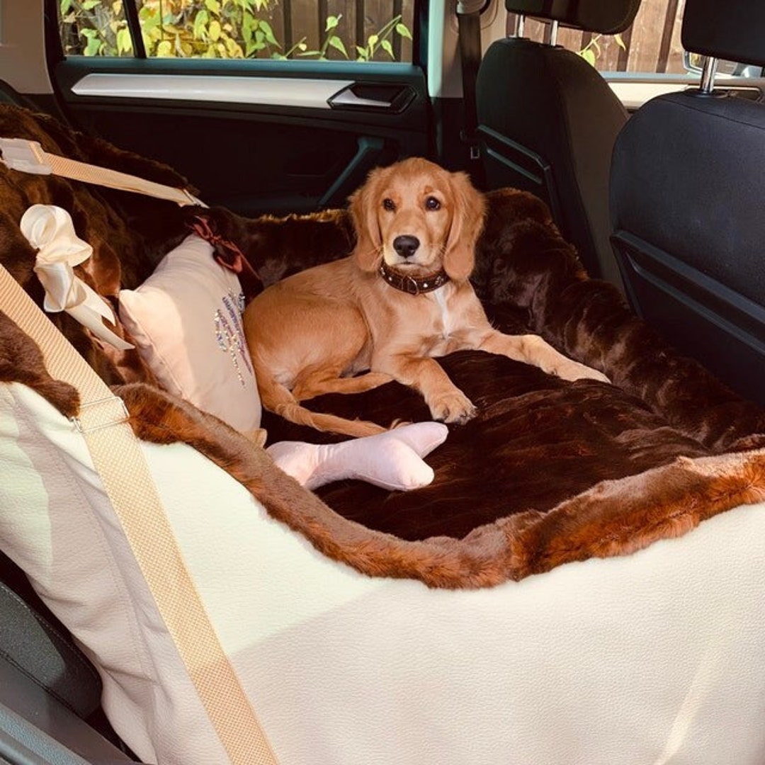 Large Car Seat for Large Medium Dogs, Car Hammock for Large Dogs, Car