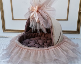 Carrycot for a dog, Lounger for a dog, house for a puppy, Fashion for dogs,Stylish dog,Beautiful house for a puppy,House for a cat,Mattress