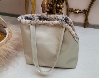 Dog Carrier Bag Fur Bag Puppy Clutch Carrier for Small Dogs Dog Backpack Dog Supplies Dog Hammock Puppy