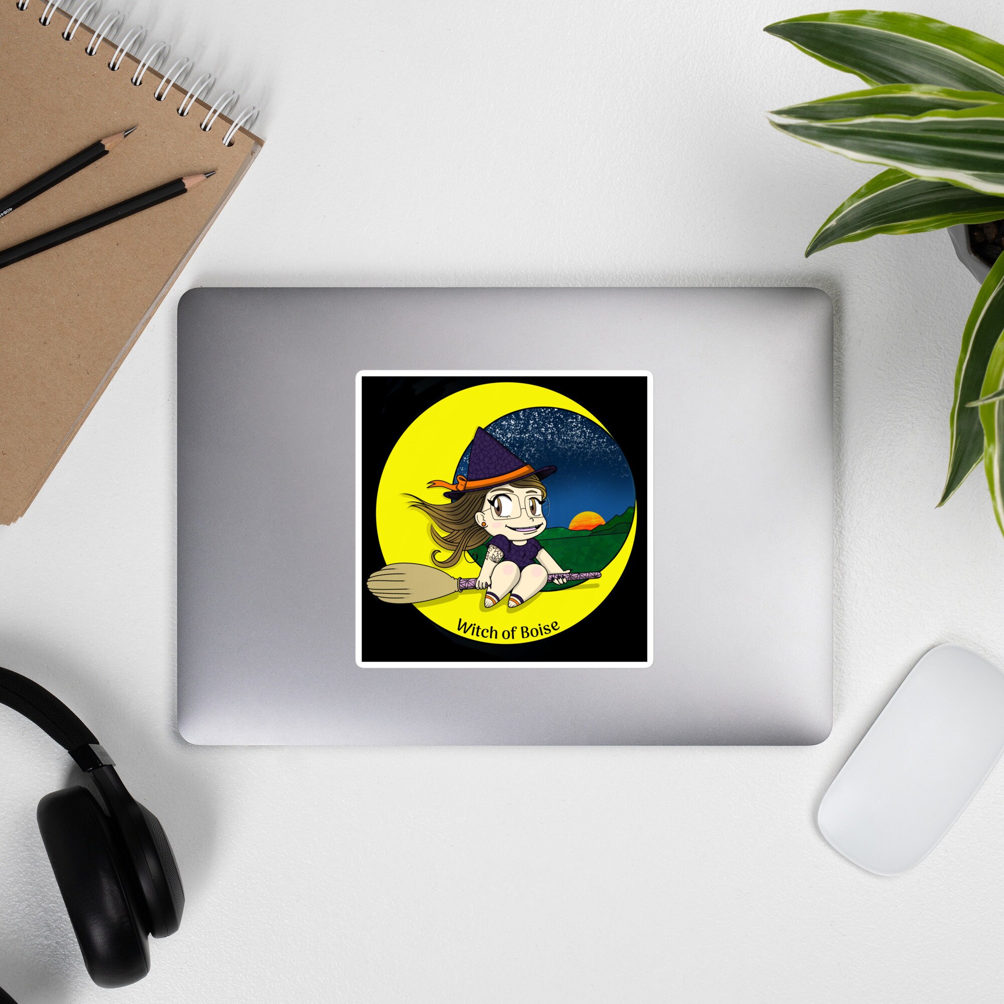 Witch of Boise Vinyl Sticker, Witchy Sticker, Witchy Vinyl Sticker