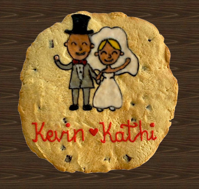 Dein Motiv auf einem Keks, Personalisierte Giant Cookies 30cm, Geschenkidee zum Geburtstag, Muttertag, Vatertag, Firmen,Ehe, Hochzeit,Paare Bild 5