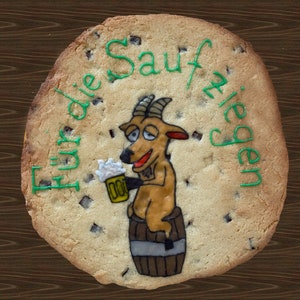 Dein Motiv auf einem Keks, Personalisierte Giant Cookies 30cm, Geschenkidee zum Geburtstag, Muttertag, Vatertag, Firmen,Ehe, Hochzeit,Paare Bild 3