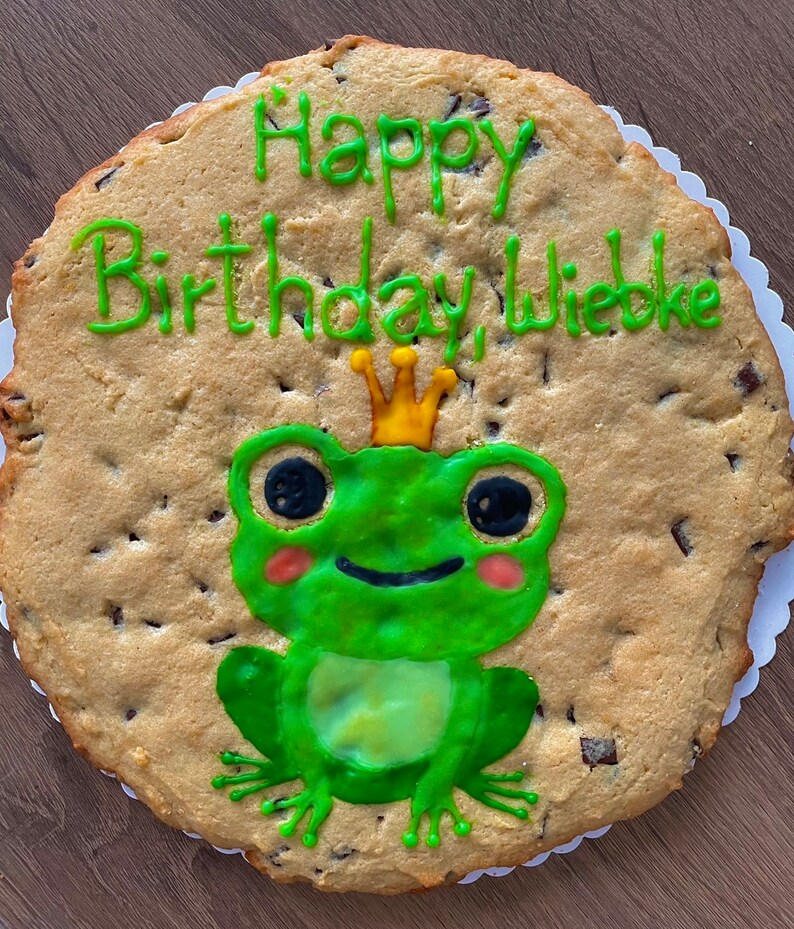 30cm personalisierter Keks, dein Wunschmotiv, Geschenkidee für die beste Freundin, Liebe, Freundschaft, Giant Cookies,Trauzeugin,Weihnachten Bild 3